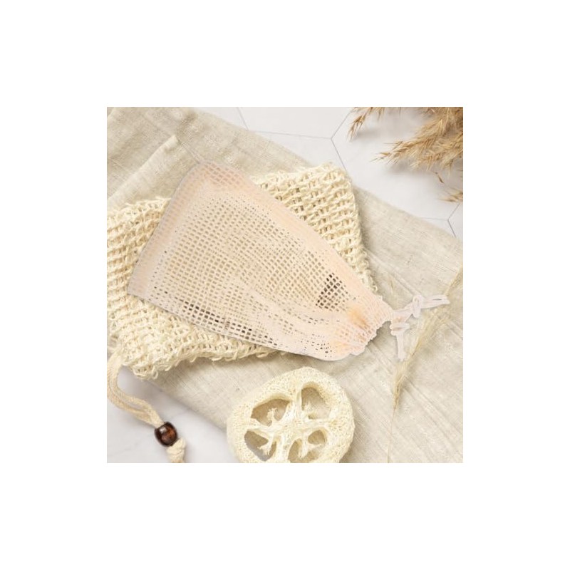 BESTYASH Bolsa De JabóN De Sisal Natural con CordóN 5
