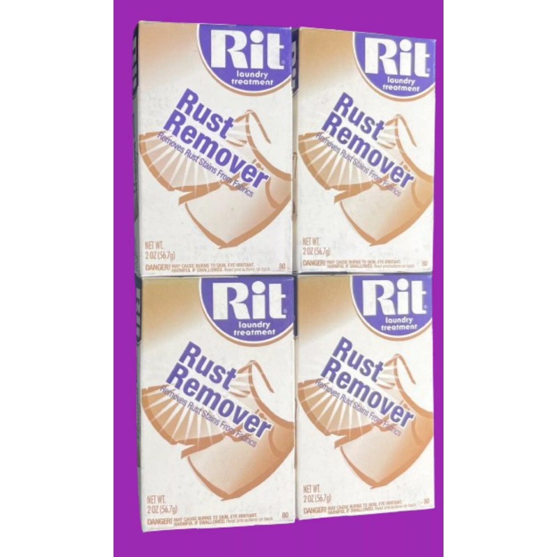 Rit Laundry Treatment 2oz Rust Remover. Removes Rust Spots from