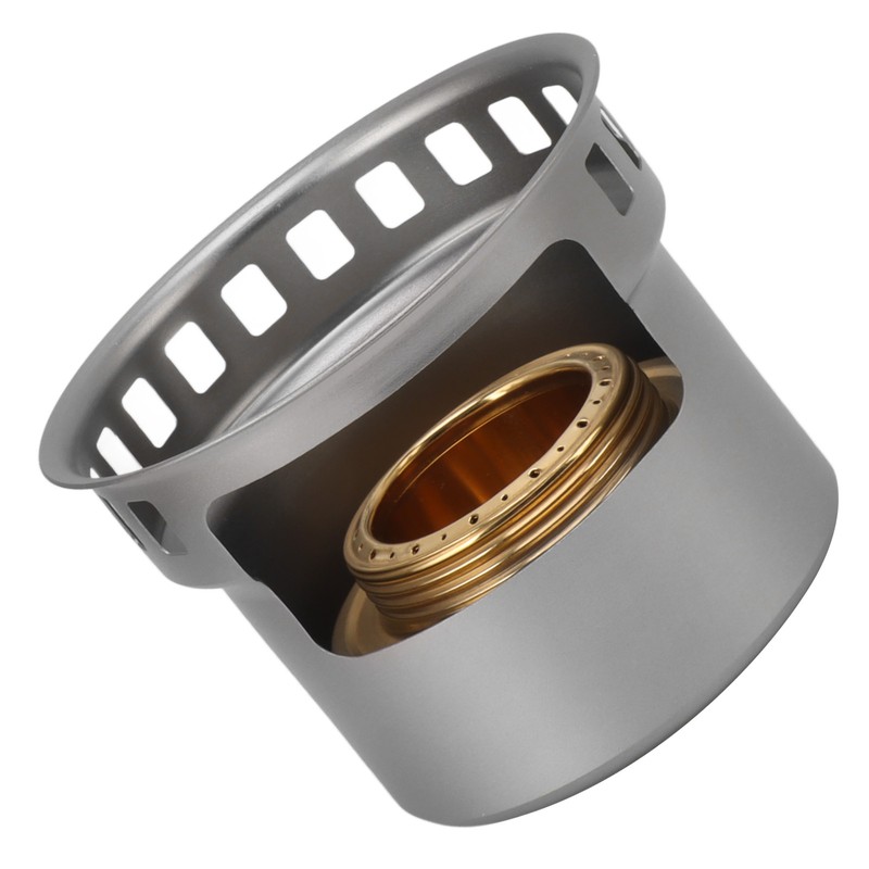 Spirit Burner Copper Windproof Portable Aluminium Alloy Alcohol Backpacking Stove