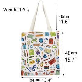 Teacher Tote Bag Teacher Gifts Back To Teacher Gifts Teacher Appreciation Gifts Teacher Thank You Gifts, Beauty Beast Tote Bag Blue, Large