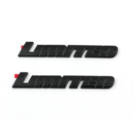 Mnneryss 2pcs Overlay Gloss Black Door Limited Emblem Compatible with Sequoia Tacoma Tundra 4Runner (Gloss Black)