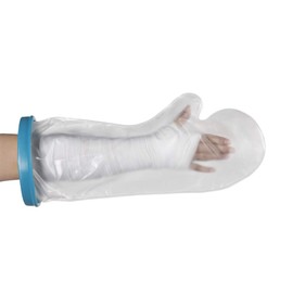 Med-Aid Premium Quality 100% Waterproof Cast Cover/Bandage Protector - Short & Wide Arm Cover for Adults - 02 (US Brand)