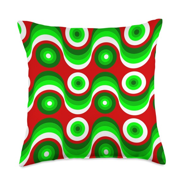ugly christmas mod groovy red green 1960s 1970 retro vintage