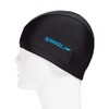 Speedo SD97C41 Swim Cap, Tricot Cap, Unisex, Black/Turquoise, Free