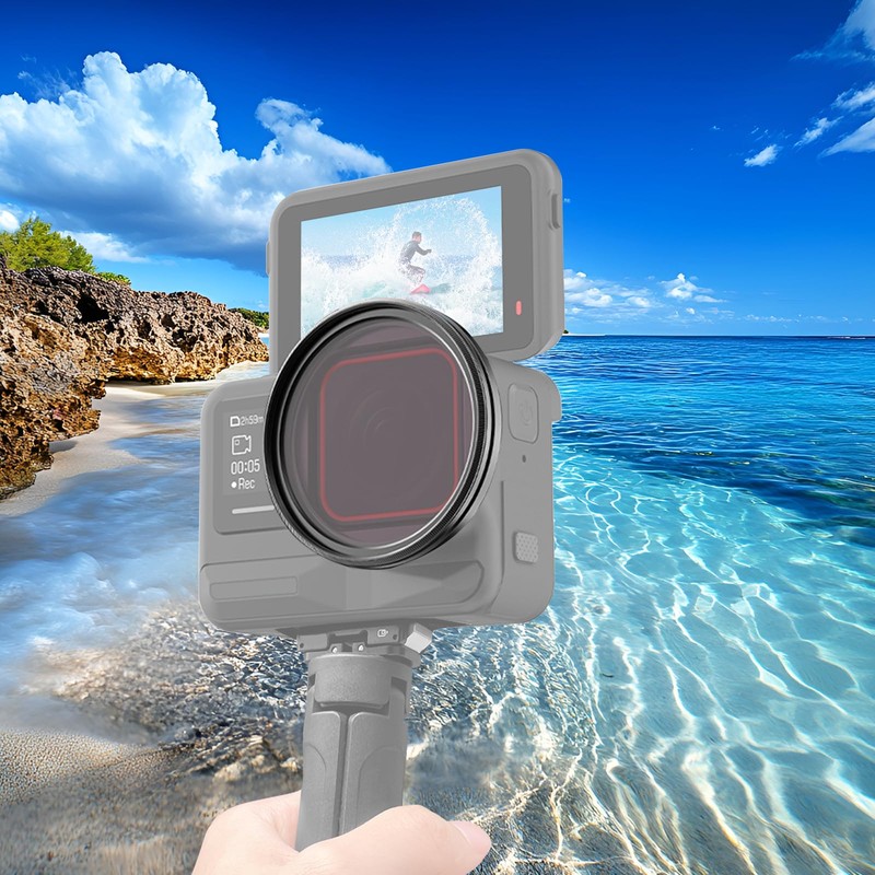 PULUZ Schützender Objektivrahmen Filterrahmen für Insta360 Ace Pro 2, Metall
