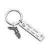 JJTZX Always Under the Same Sky US State Keychain Long