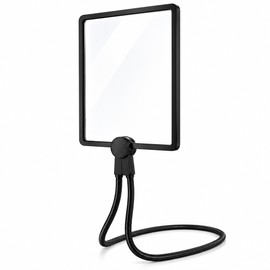 5X Hands-Free Magnifying Glass with 50 LED Lights for Reading, Sewing and Detailed Work