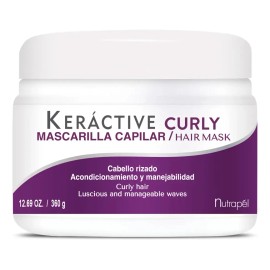Nutrapel Keráctive Curly Tratamiento Mascarilla para Cabello Rizado 360g