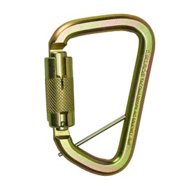 Auto Locking Carabiner 60KN- Fusion Climb® Tacoma- Professional Rock Climbing Carabiner- Heavy Duty Steel- Auto Locking Carabiner for Climbing, Rappelling, D Shaped, Captive Pin- UIAA