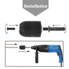 Mesee 2-13mm Capacity Keyless Drill Chuck 1/2-20UNF Thread Heavy Duty