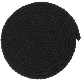 West Coast Paracord Twisted 3 Strand Natural Cotton Rope Artisan Cord – 1/4, 1/2, 5/8, 3/4 and 1 Inch Diameters – 10, 25, 50, 100 Feet