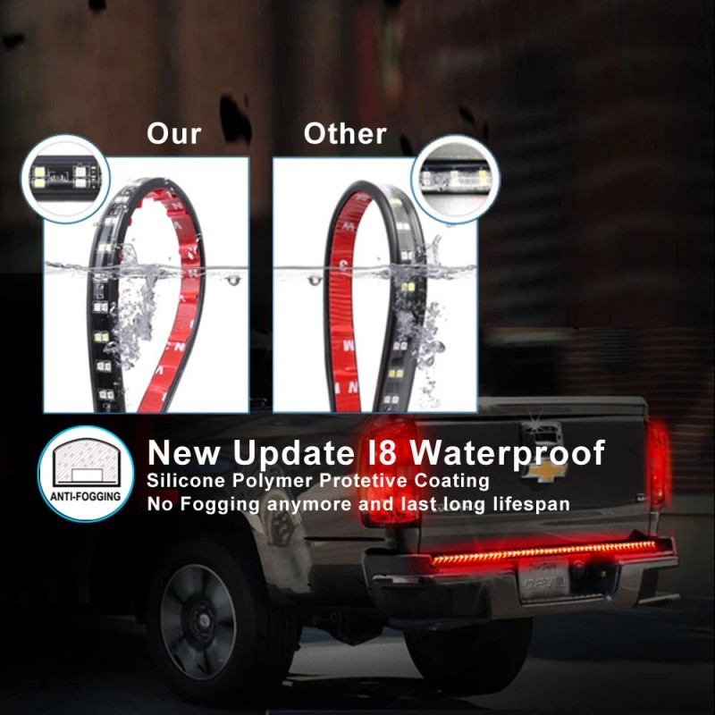 X-LIGHT 60" Dual ED Rear Brake Signal Reverse Truck Tailgate