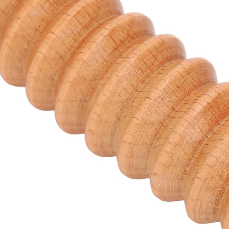 Wooden Foot Massage Roller, Relieves Muscle Tension and Promotes Blood