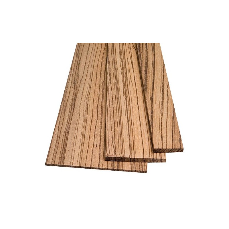 Zebrawood by the Piece, 1/4" x 5" x 24"