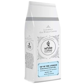 White Coffee Ground Coffee, Tip of The Andes, 12 Ounce