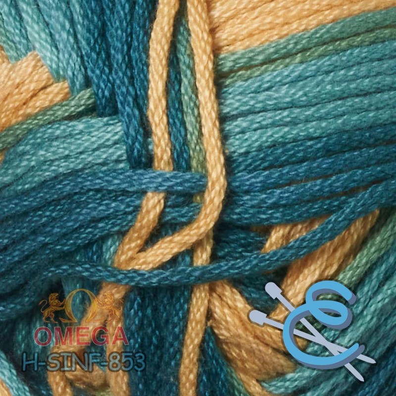 Hilaza Sinfonía matizada, 100% algodón, Madeja de 100 gramos (Español)