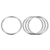sourcing map Stainless Steel 304 O Rings, Pack of 4