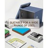 Oterri File Organizer with Lid, File Box, File Cabinet for