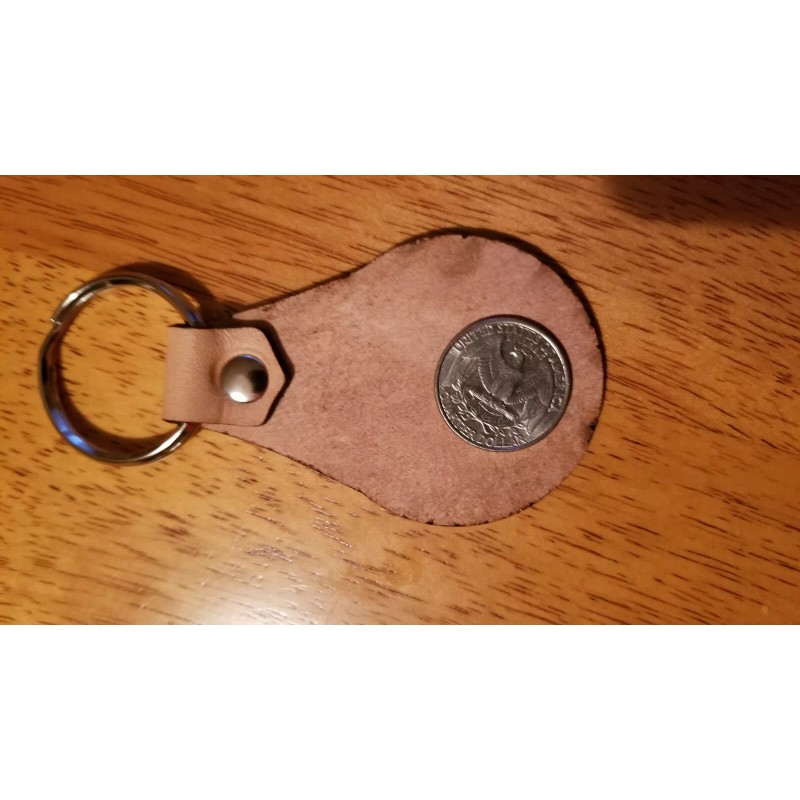 Leather Key Chain German Shepard
