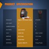 Nilight Winch Rocker Switch Momentary Toggle Switch ON Off ON