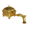 Esplanade Brass Incense Burner Dhoop Dani Stand with Handle- 15