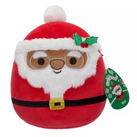 Squishmallows 8" St. Nick Santa Little Plush with Holly