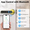 Smart Fingerprint Door Knob Lock with Display Screen, Fingerprint Biometric