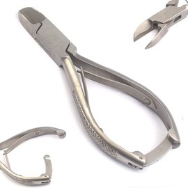 G.S Professinal Brand Ingrown Toe Nail Nippers/Made Of High Surgi Stainless Steel Sharp Edges (5") Best Quality