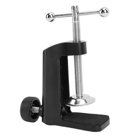 Desktop Table Lamp LED, Adjustable C Clamp Table Mount Lamp, Aluminum C Clamp Base Stand Desk Lamp for Study, Work, Office