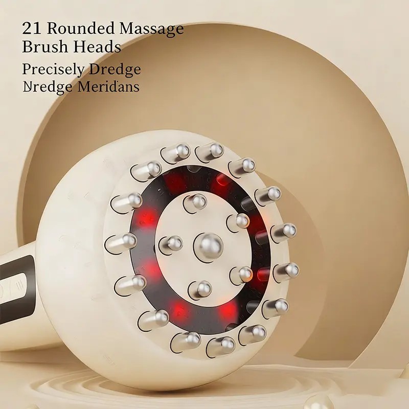 Electric Body Massager with 21 Attachments – Portable Deep Tissue