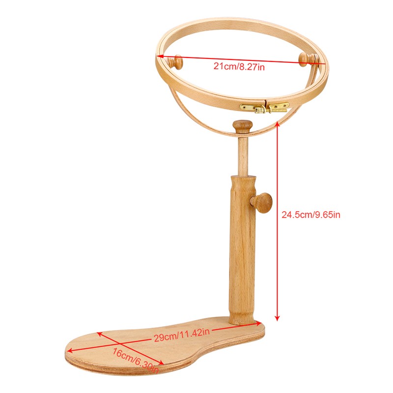 Embroidery Stand Hoop Wood Embroidery & Cross Stitch Hoop Ring