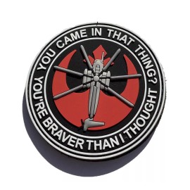 CH-53E "You came in that thing...." PVC Patch – Hook and Loop