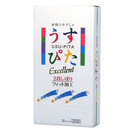 コンドーム うすぴた Excellent 2500 12個入