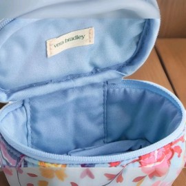 Vera Bradley Mini Zip Case Seafood Boil Makeup Train Cosmetic Bag
