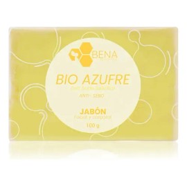 Jabon Artesanal Bioazufre Glicerina Antiacne Piel Grasa Bena                                                                                          