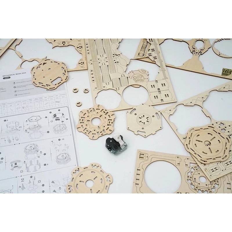 Big Sky Carvers Magic Cello Model 3D Puzzle Mechanical Music