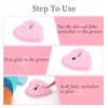 120PCS Disposable False Lash Glue Holder Tray Plastic Glue Pallet