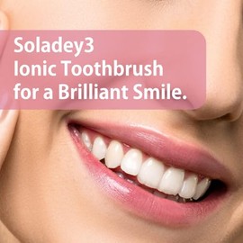 Soladey 3 cepillos de dientes iónicos, paneles solares y semiconductores de TiO2, cerdas de panal de abeja de 3 filas, color morado, puedes cepillar s
