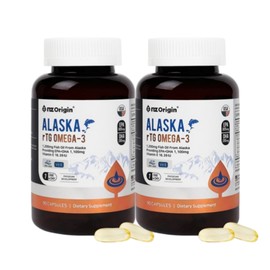 Omega 3 High Content RTG Anget Origin Alaska High Purity Omega 3 DHA EPA 90 Capsules x 2 / 오메가3 고함량 RTG 엔젯오리진 알래스카 고순도 오메가3 DHA EPA 90캡슐 x2개