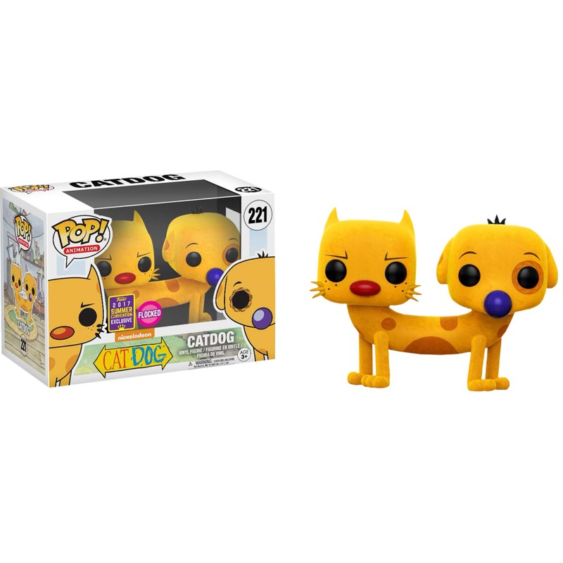 POP Funko Vinyl Figure 221 Flocked Catdog SDCC Summer Convention