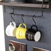 Wake Industry Kabette Wall Storage Hanger Brass Color 11.8 inches