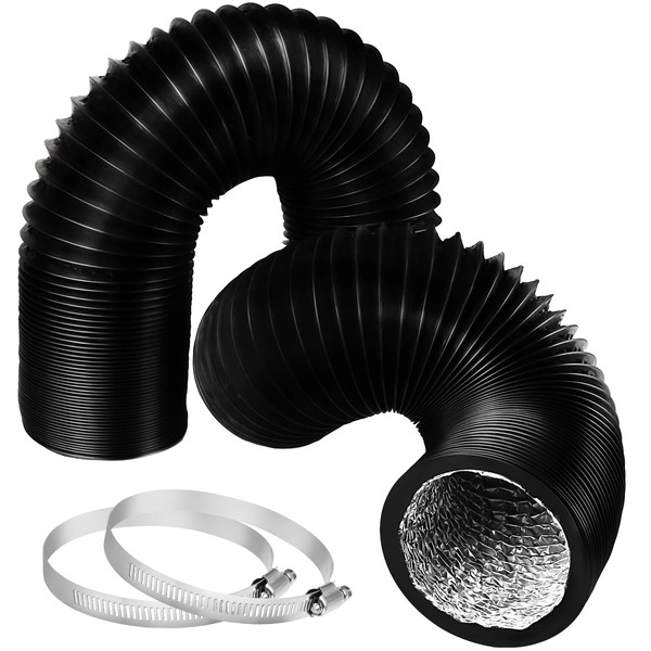 YIJUHOU Dryer Vent Hose Flexible: 6 Inch 25FT Aluminum PVC