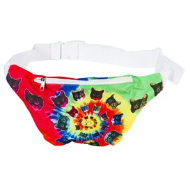 Funny chavo Mugs Premium Animal Fantasy Fanny Packs (varios estilos disponibles), Gato 3D, Una talla