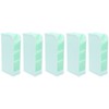 5Pcs Pens Storage Box Oblique Plane Stationery Organizer Pencil Cup