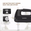 Bonsenkitchen Handheld Mixer with 4 Attachments with 5 Speed 250W