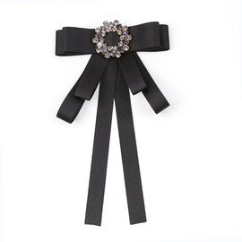 FYBownot Women's Uniform Accessories, Uniform Ribbon, Ribbon Tie, Brooch, Corsage, School Ribbon, Bowtie, Sweet, School Style, School Entrance Ceremony, Graduation Ceremony, Office Work, School