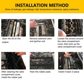 2pcs Valve Cover Gaskets for Small Block Mopar 318 340 360 1967-91 engines #K6114 by YTXXDEUS