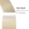 14 inch Tape in Hair Extensions Human Hair 40 Pcs