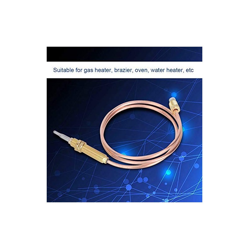 TOPINCN Thermocouple M8 Thread Heating Gas Burner Replacement Thermocouple Probe