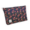 Brocade bolsa con cierre, forrada con brocado Nishijin, talla L.,